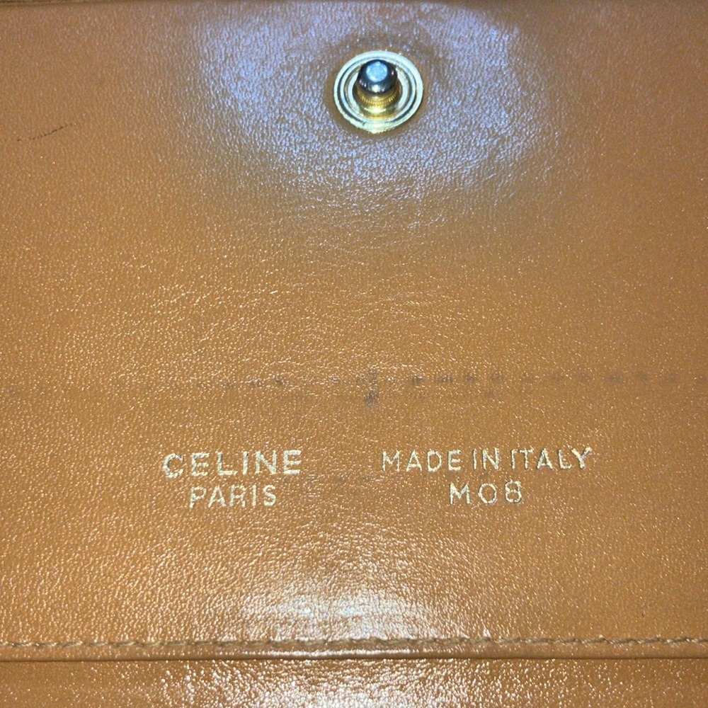 Celine vintage Kisslock monogram Wallet w/gold hardware excellent condit… - Picture 4 of 13